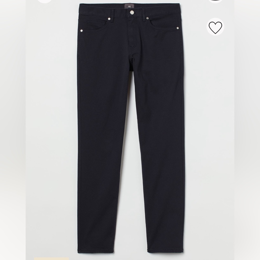 SLIM FIT TWILL PANTS